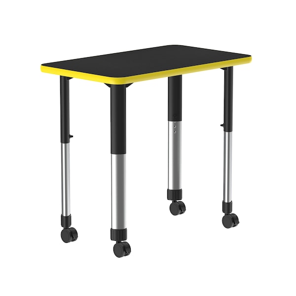 TFL Collaborative Desk - Casters - Rec